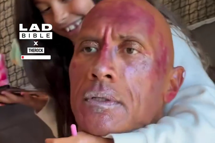 “The Rock” Dwayne Johnson Được Làm Đẹp