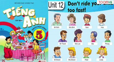 Trọn bộ đề kiểm tra Tiếng Anh lớp 5 unit 12: "Don’t ride your bike too fast!" có đáp án