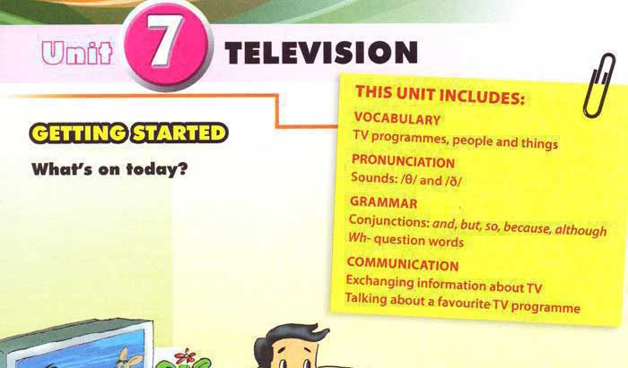 Tự học từ vựng tiếng anh lớp 6 unit 7 television dễ dàng và nhanh chóng
