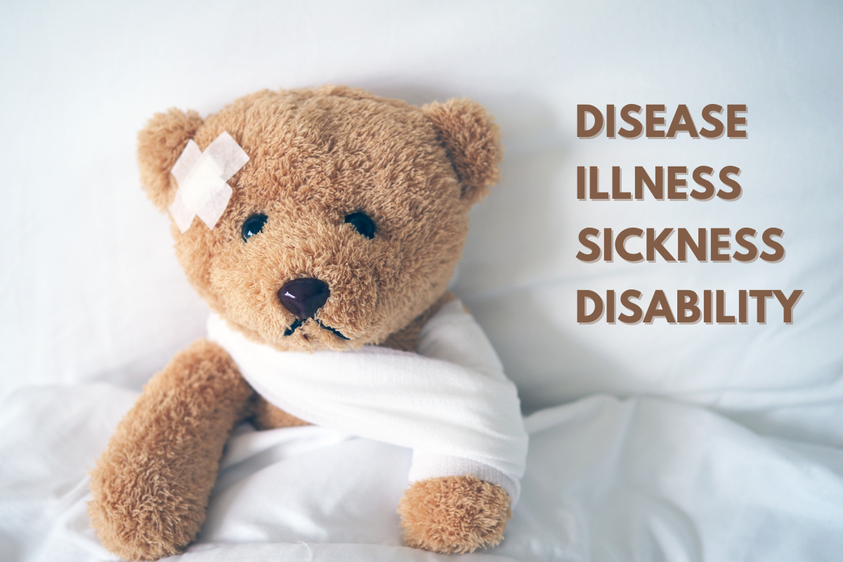 Phân biệt Disease, Illness, Sickness và Disability