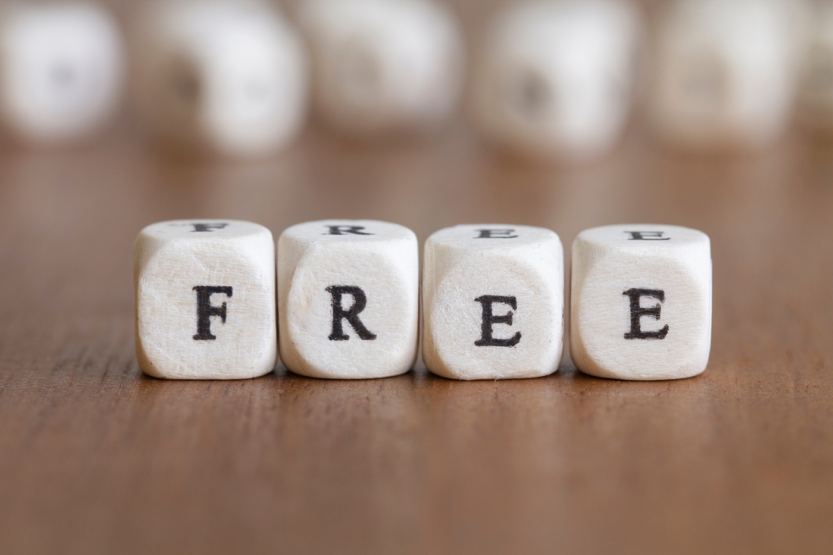 10 từ đồng nghĩa với "free"