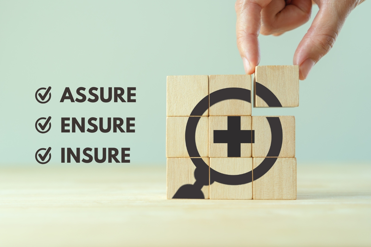 Phân biệt Assure, Ensure và Insure