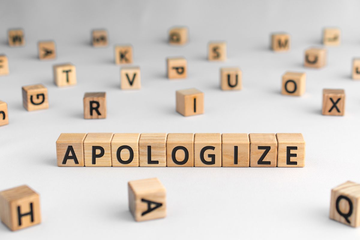 Apologize