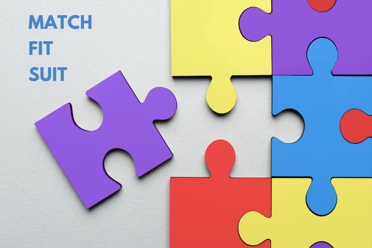 Phân biệt cách dùng Match, Fit và Suit