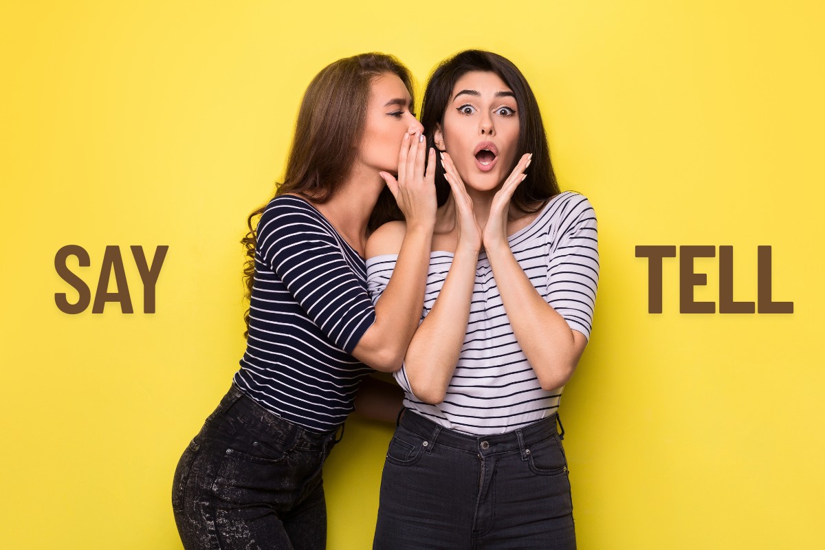 Say and tell