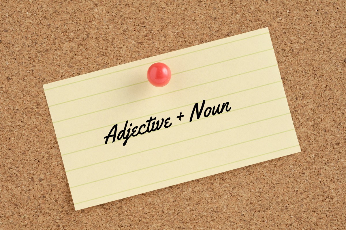Adjective and noun