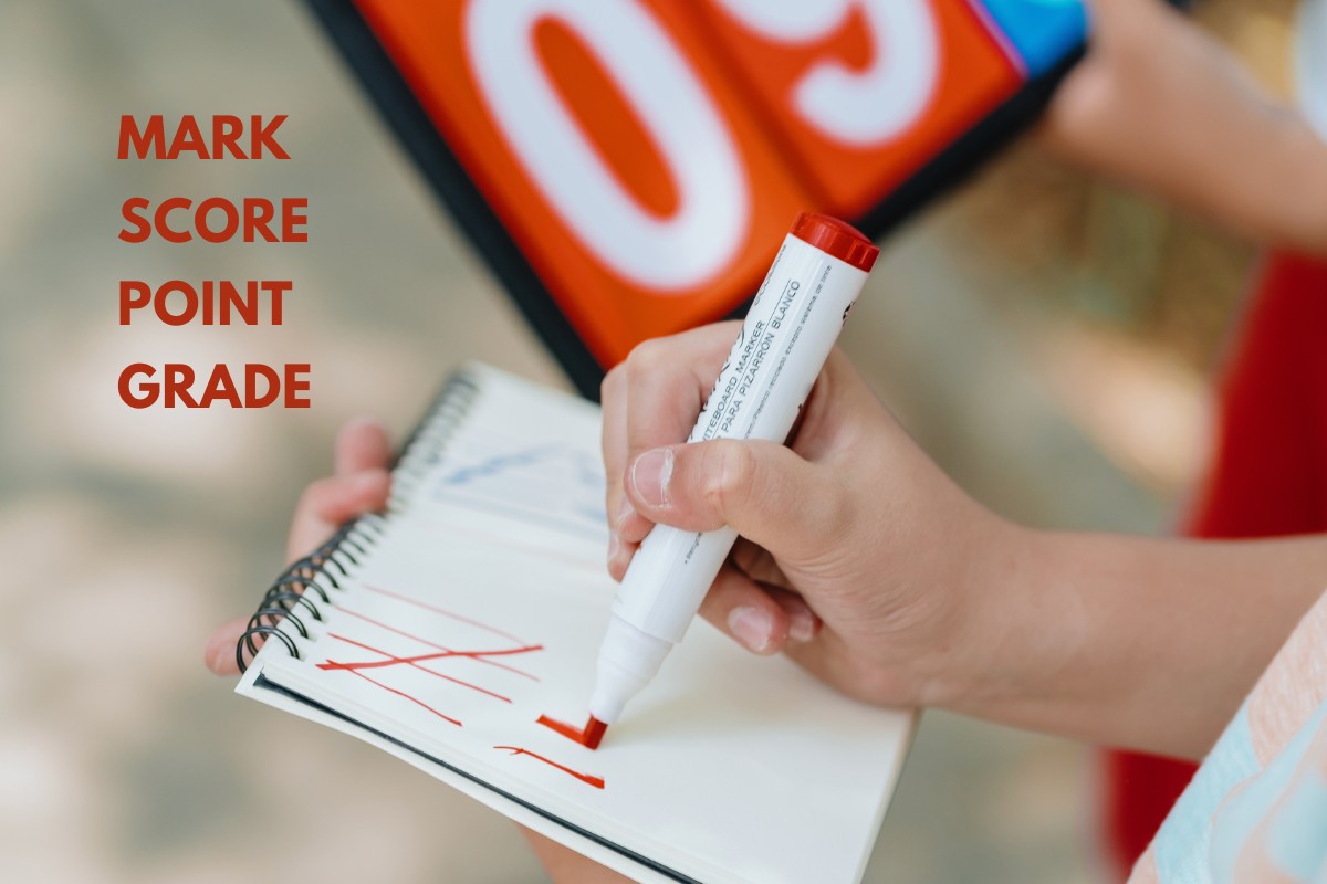 Phân biệt Mark, Score, Point và Grade