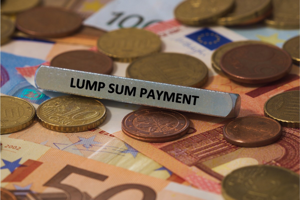 Lump sum payment