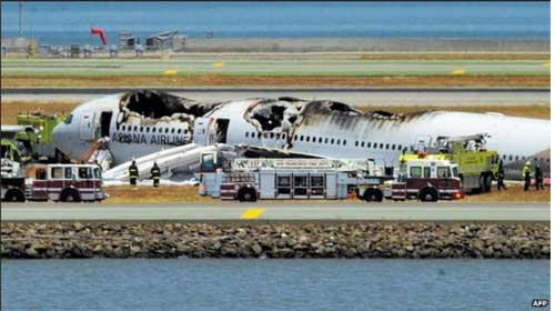 Máy bay bị tai nạn