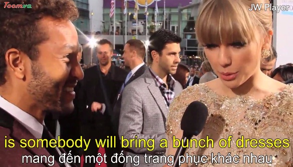Phỏng vẫn Psy và Taylor Swift tại thảm đỏ The American Music Award 2012